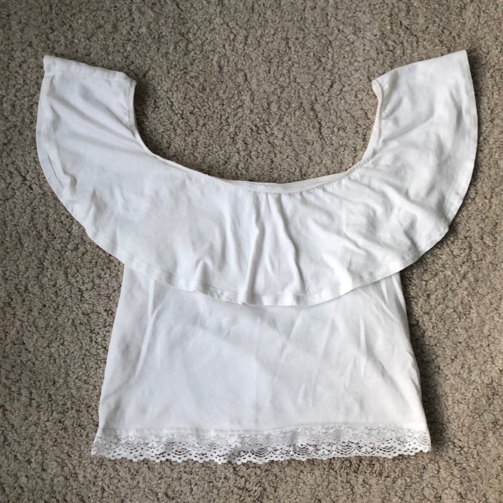 White over-the-shoulder too large